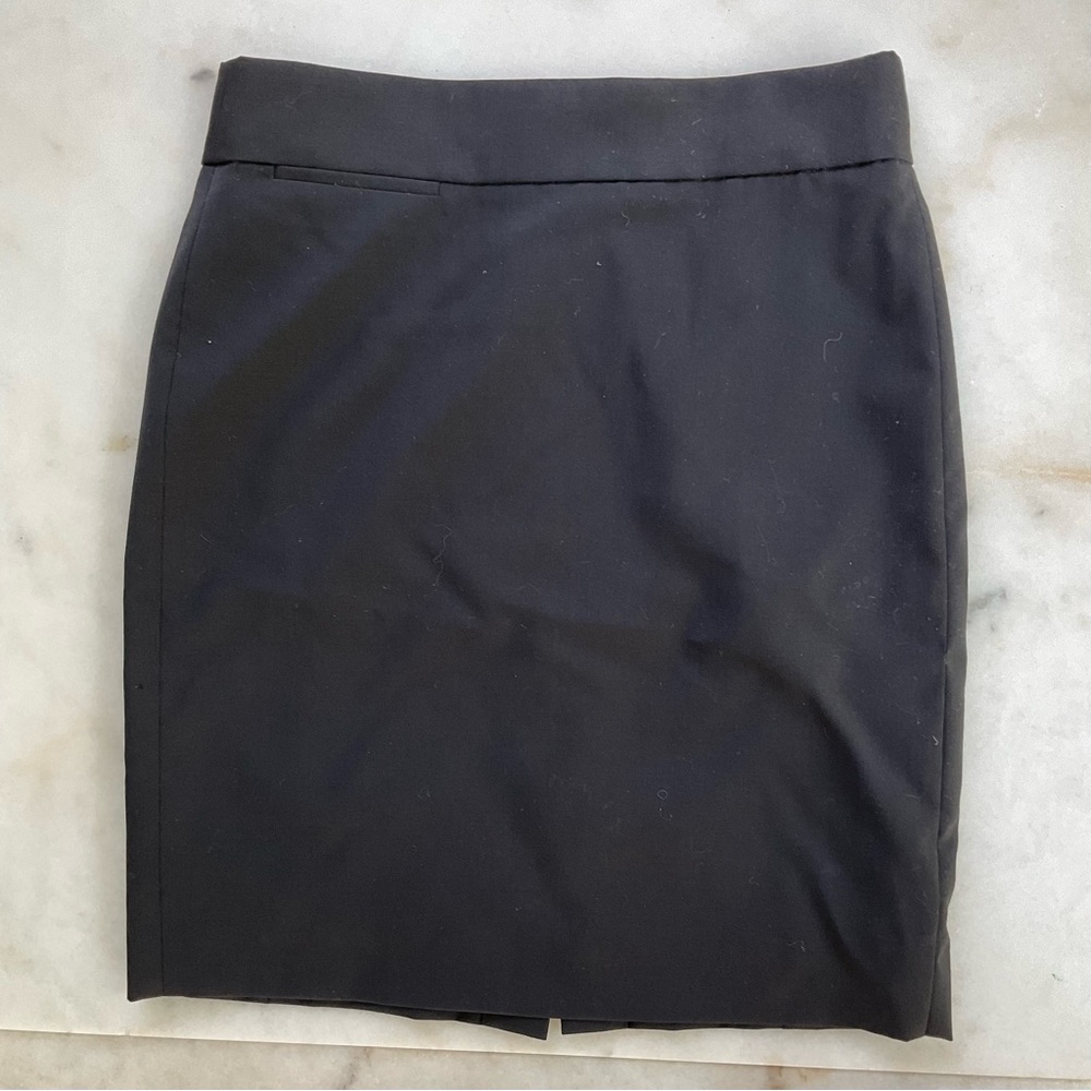 50% OFF FALL SALE 100% Wool J. Crew Pencil Skirt in Black